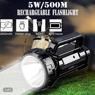 Reflektor LED o dużej mocy Lampa przenośna zewnętrzna Teleskopowa latarka patrolowa