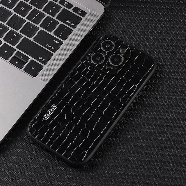 Custodia Vintage con Texture Coccodrillo Antiurto Per Iphone 14 13 12 Mini 11 Pro Max Plus X Xs Xr 7 8 Lusso Pelle Armatura Defender Funda