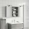 Bathroom Cabinet Set 3 Pcs 100 X 10.5 X 50 Cm Particleboard