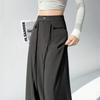 Designer Women's Wide-Leg High-Waist Pants - 2026 Spring Collection, Slimming Loose Straight Fit, Floor-Length Casual Drape Style