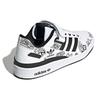 Adidas Zapatillas Unisex Forum 84 Low Gráficos Bold Blanco Negro Blanco Nube Negro Core Negro Core GW4921