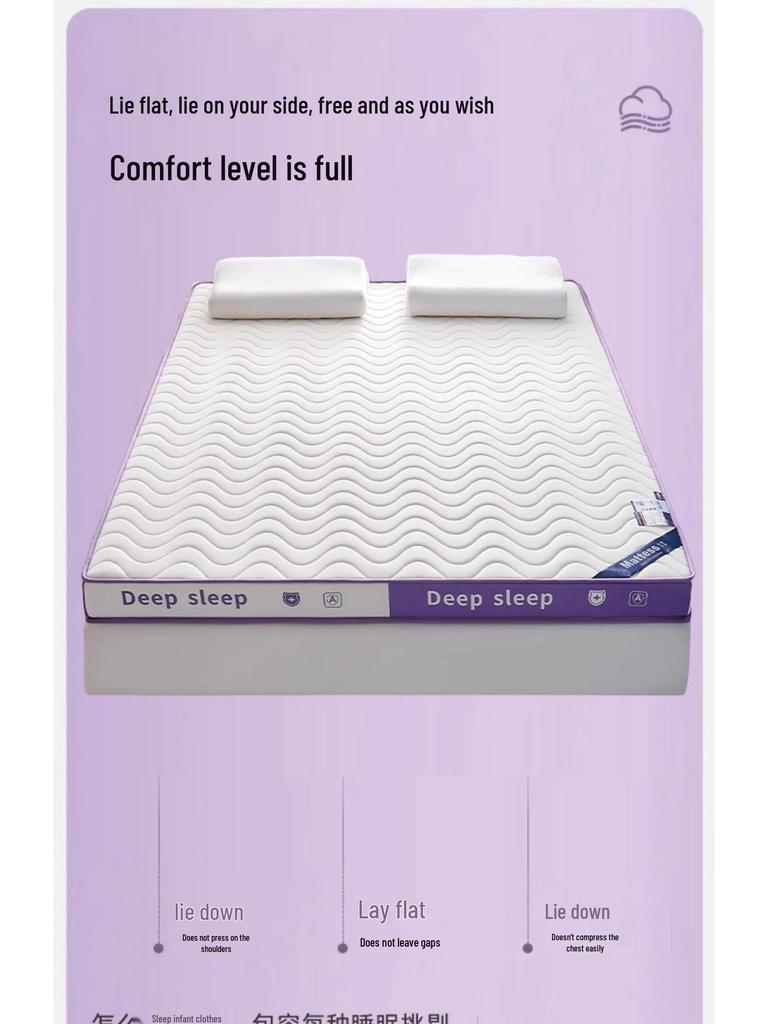 Latex Memory Foam Mattress Soft Pad for Home, Dorm, or Rental Use – Ideal for Single Tatami Beds
