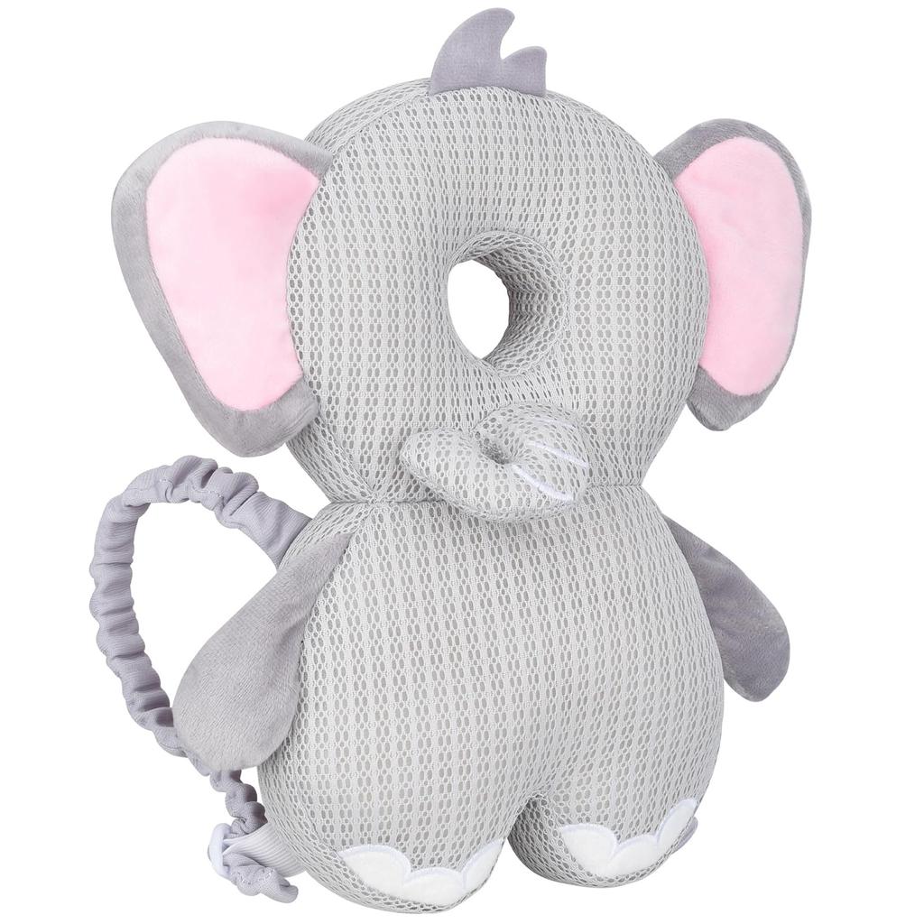 Bebamour Baby Backpack with and Shoulder Baby Head and Head and Back Protection Pad Dairy Anti-Bump Anti-Fall Features, H-Shaped Straps, Guard,