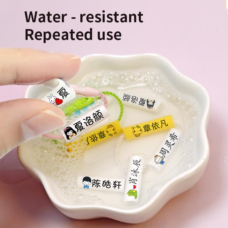 Name Ring Waterproof Baby Shoe Bag Name Sticker Shoe Ring Buckle Kindergarten Name Buckle Pendant