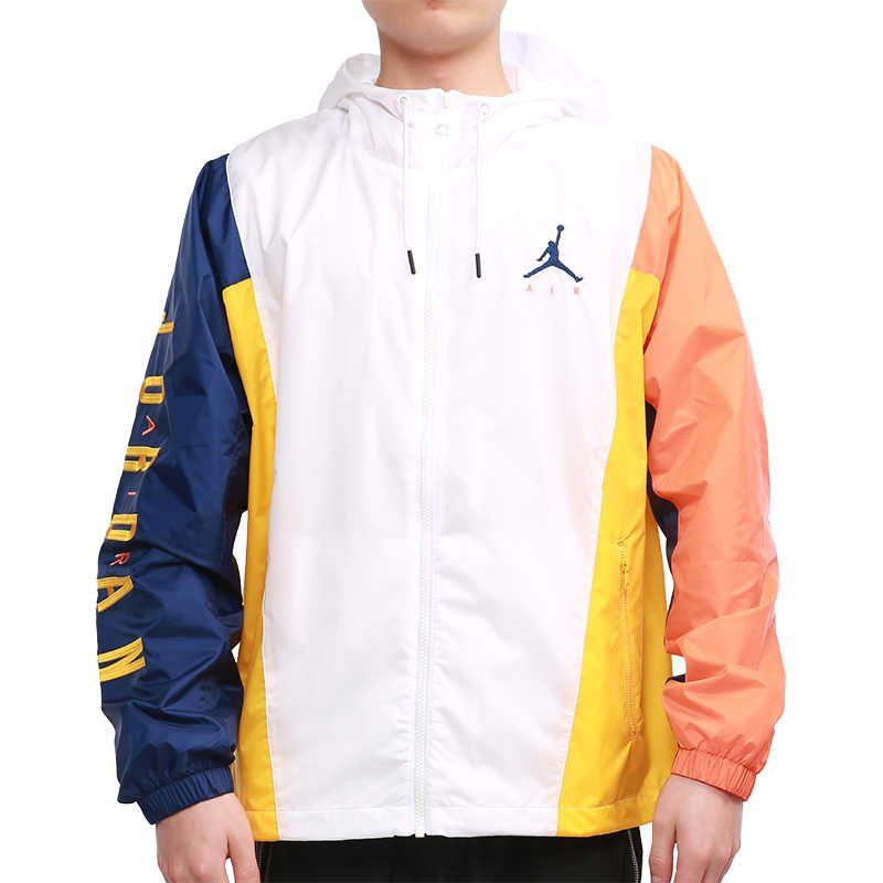 Jordan Air Jackets Men's White Hooded Moderate Other CV2241-100