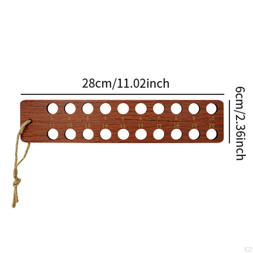 Floss Organizer Embroidery Shelf Wood with Handy Hanging Strap Compact Thread