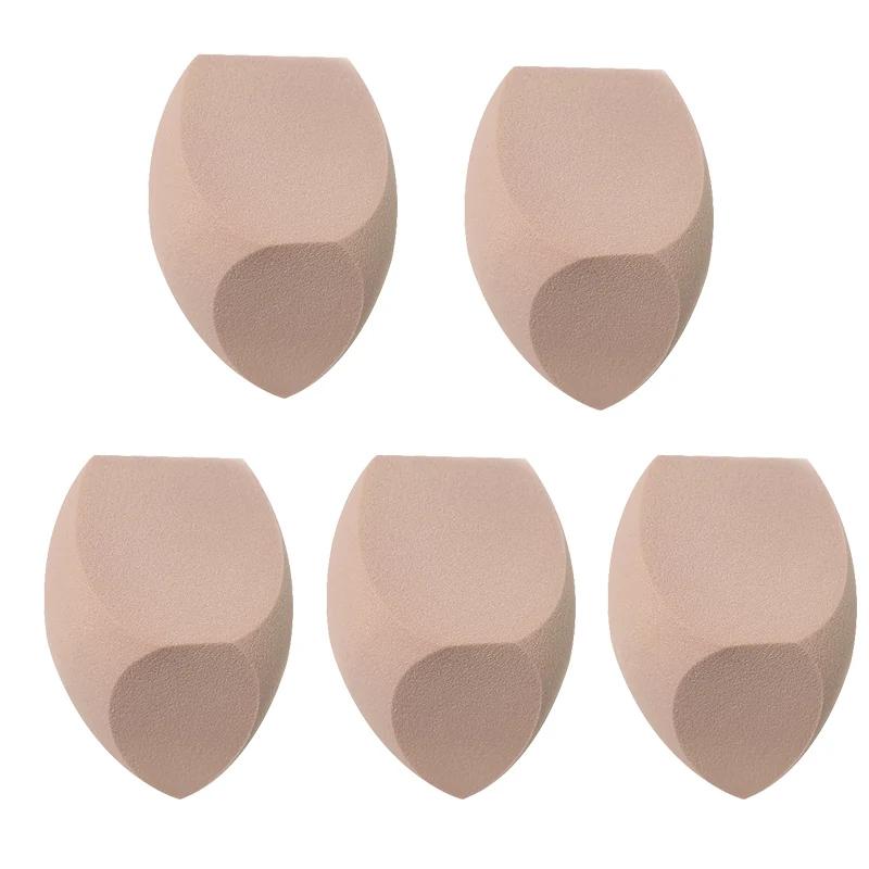 Big Size Makeup Sponge Foundation Puff 5pcs Wet Dry Dual Use Soft Makeup Foundation Sponge Puffs Make Up Blender Cosmetic Tool