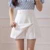 Summer Skirt Pants High Waist Shorts Slim Pants Skirt Casual Wide Leg Pants
