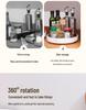 Rotating Kitchen Organizer Rack for Condiments and Sauces
