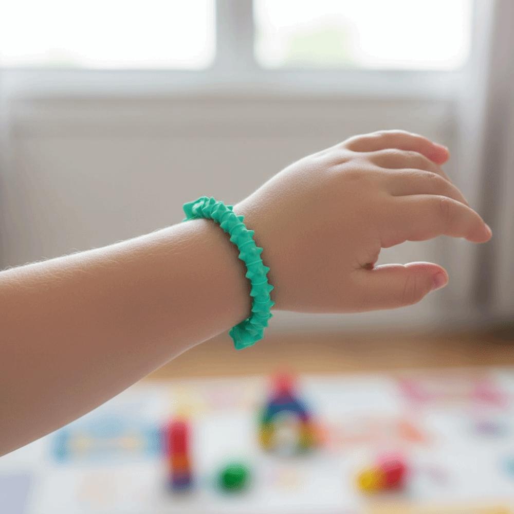 Textured Calming Fidgeting Sensory Toys Silicone Textured Calming Sensory Toy Travel Use