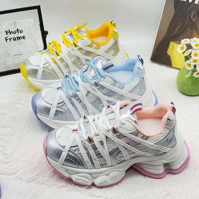 Paris Dad Shoes Women's Platform Old Retro Spring and Autumn New Casual Mesh Breathable Fashion Sneakers