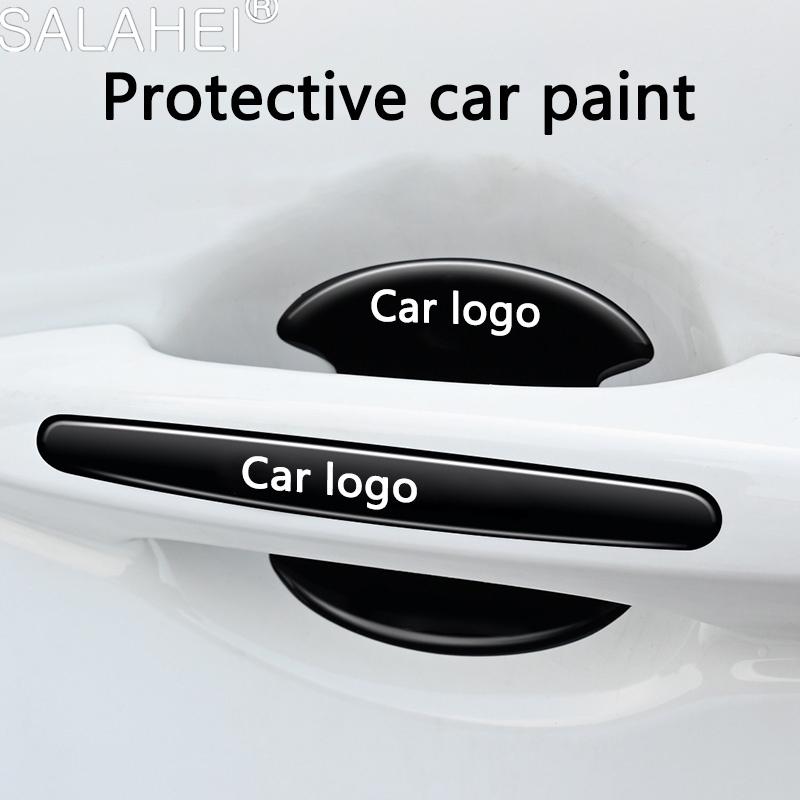 Car Door Handle Protection Stickers Door Bowl Anti-scratch Trim Strip For Opel Corsa D Astra Insignia Mokka Adam Combo Vauxhall