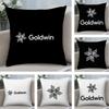 Classic Brand G-Goldwin Cushion Cover Soft Plush Fabric Double-Sided Printed Sofa Cushion Cover for All Seasons Home Decor Gift