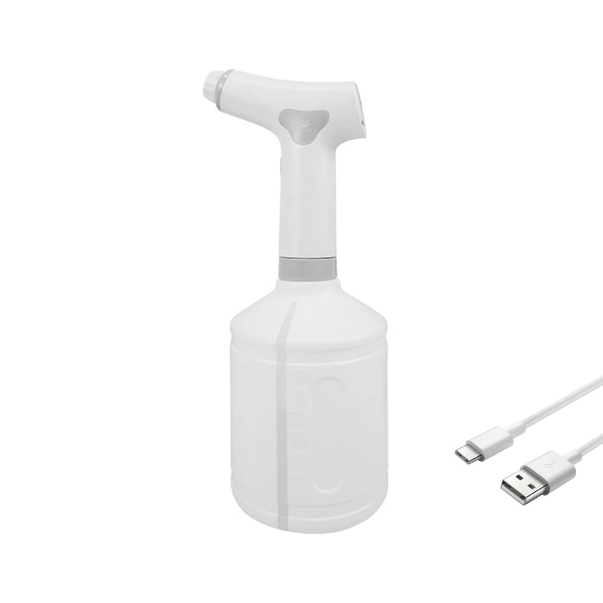 

1 л Электрическая лейка Перезаряжаемое устройство для опрыскивания цветов Бытовой автоматический инструмент для полива растений Дезинфекция Специальное лекарство белый