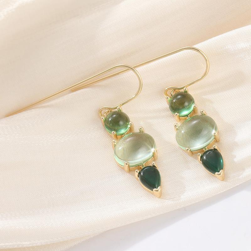 European and American personalized copper earrings avant-garde earrings