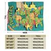 TMNT Game  Flannel Blanket  Warm Throw Blanket for Home Decor Decorative Graphic Bedspread Sofa Bed Cover