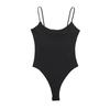 MUJER White Black Body Woman Sleeveless Tight Bodysuit Lingerie Sexy Woman Bodys Bodycon Backless Bodysuit Women Summer Tops