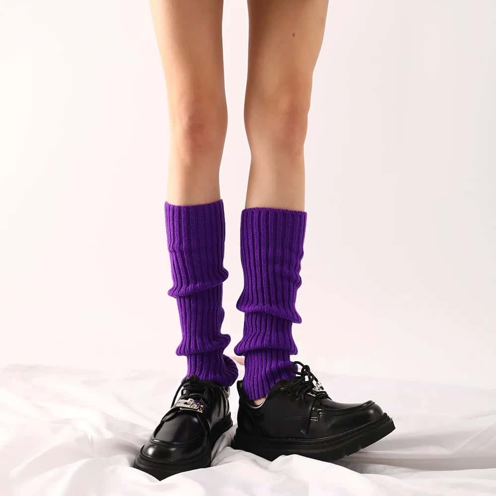 Herbst Winter Mode Oberschenkelhohe Stiefelsocke Locker Lang Über Knie Socken Japanischer Stil Lolita Mädchen Cosplay Beinwärmer für Damen XL