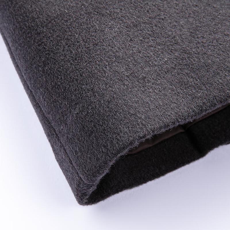 FAPAI Men's 88% Merino Wool & Silk Blend Overcoat