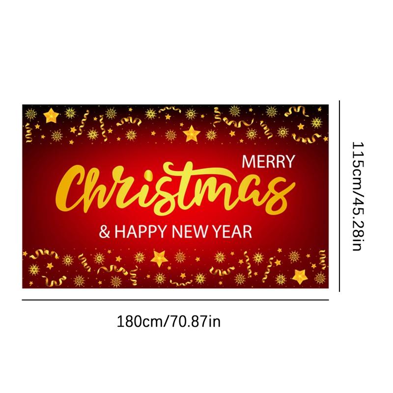 115*180cm Tkaninowe tło fotograficzne, Wesołych Świąt tło fotograficzne, przyjęcie noworoczne, rekwizyty fotograficzne świąteczne