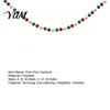 Red Green White Felt Ball Decor 78.8 Inch Christmas Pom Garland, 20/30 Pompom Soft Fluffy Garland Balls Ornaments for Xmas Tree, Fireplace, Wall, Home