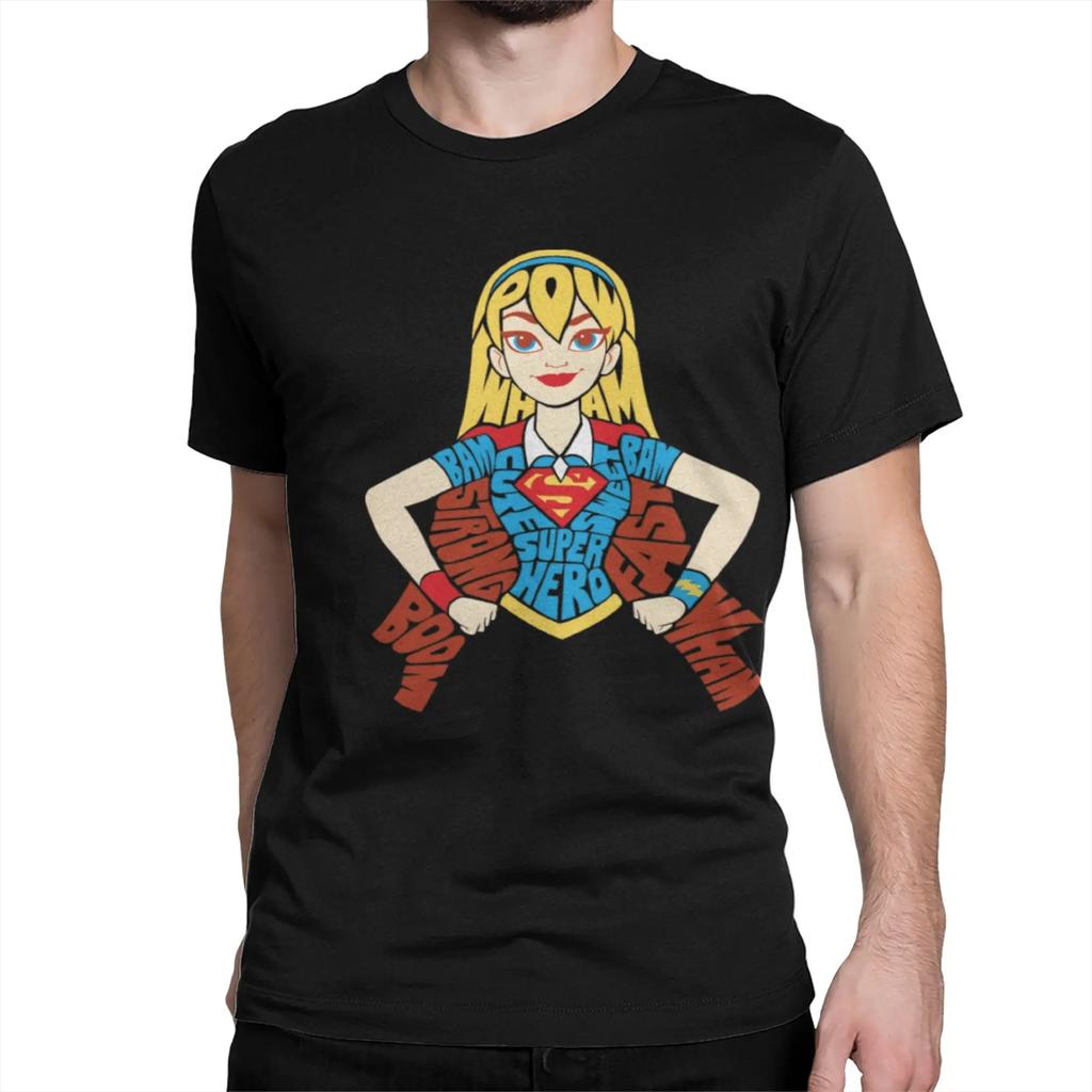 Supergirls T Shirt Unisex Unisexs 100 Cotton Novelty Tshirts O Neck Tee Shirt Short Sleeve Tops Adult