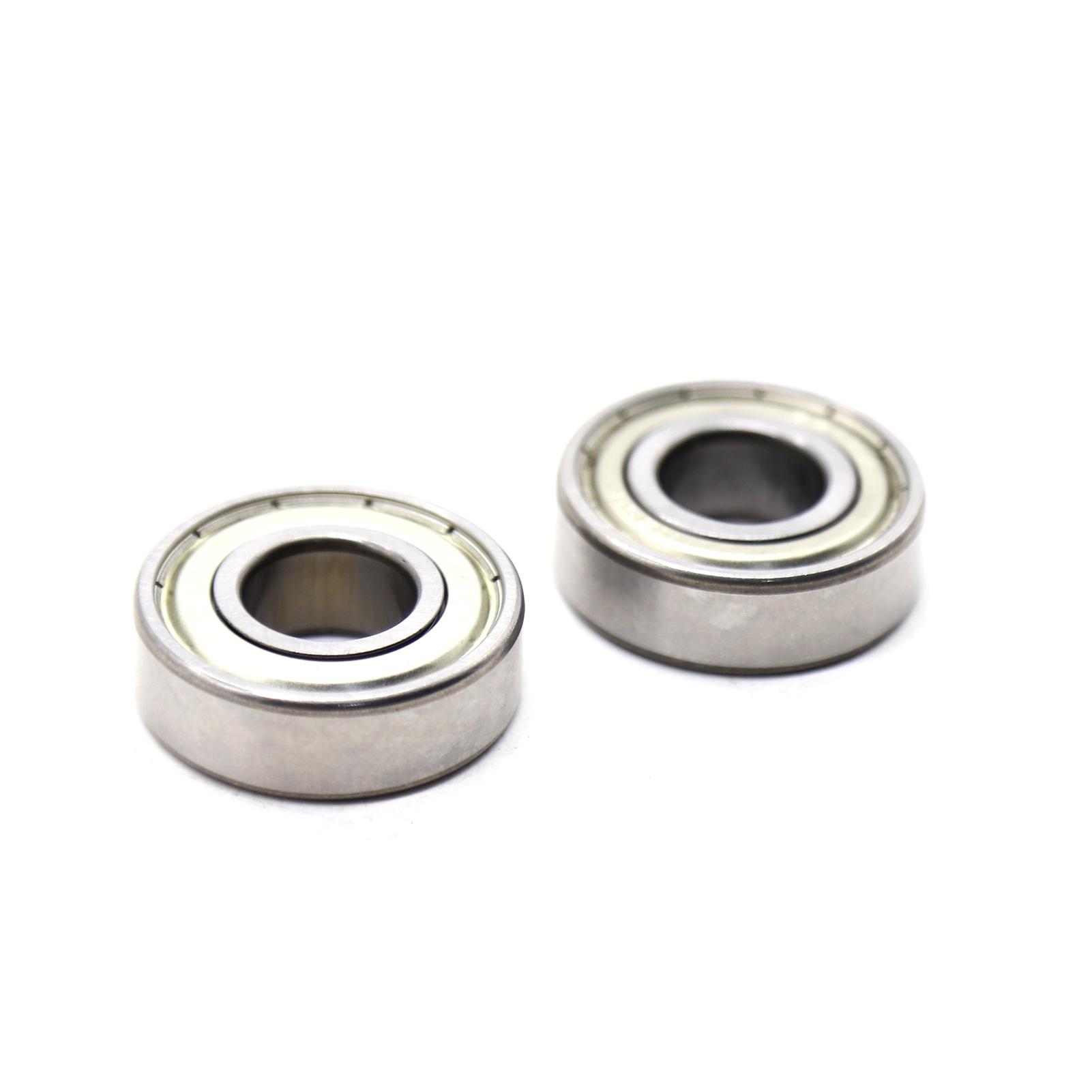 

One Pair of 6202Z Bearings with Dual Side Seal Deep Groove Ball Bearing Double Metal Seal Bearing 15 x 35 x 11mm срібний