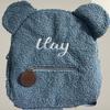 Personalized Embroidered Toddler Backpack, Lightweight Plush Bear Preschool Bag, Customized Name Gift Pack, Children's Day Gift