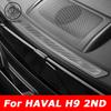 For Haval H9 MKII 2ND 2024 2025 2026 Car Stainless Steel Instrument Panel  Air Filter Clean Air Inlet Protective Accessories