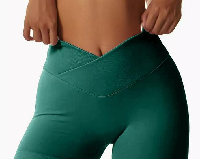 High-Waist Seamless Yoga and Running Pants - Women's Fitness and Hip-Lifting Leggings