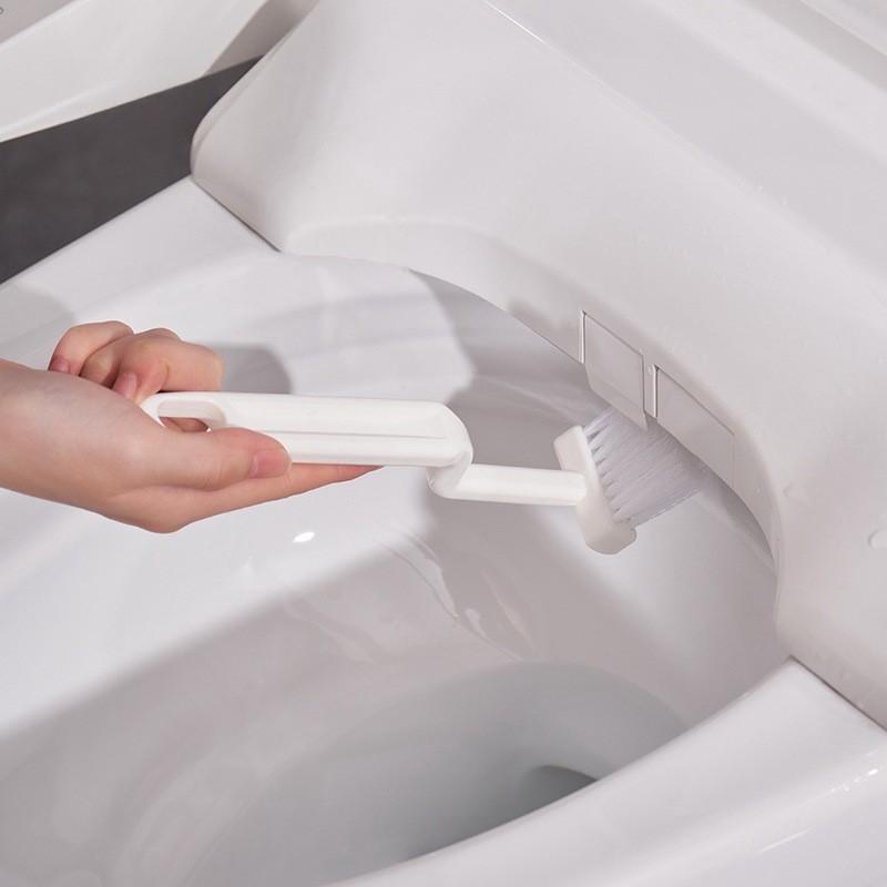 Nylon Bristle Toilet Brush With Pp Handle And Base For Deep Cleaning