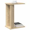 Side Table Sonoma Oak 35 X 25 X 50 Cm Particleboard