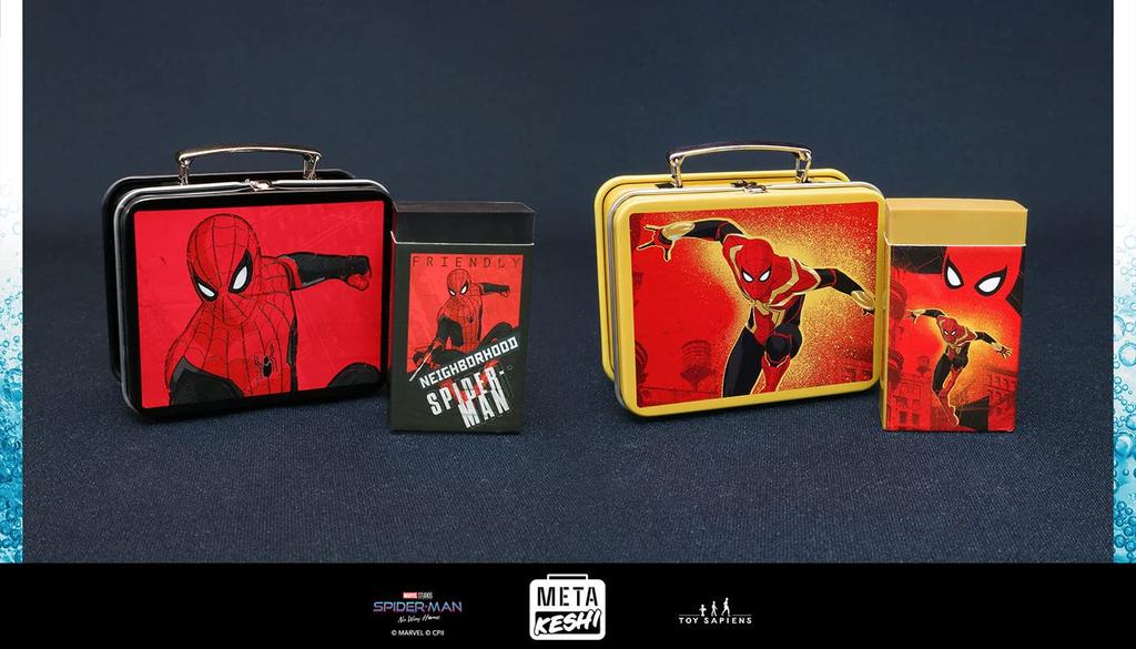 Metakeshi Spider-Man ze série No Way Home 1 z 5 x 7 x 3 cm 5 x 3 x 1 cm (Pole 10) Červená, Přibližně. (Plechové pouzdro), Cca. (Guma)