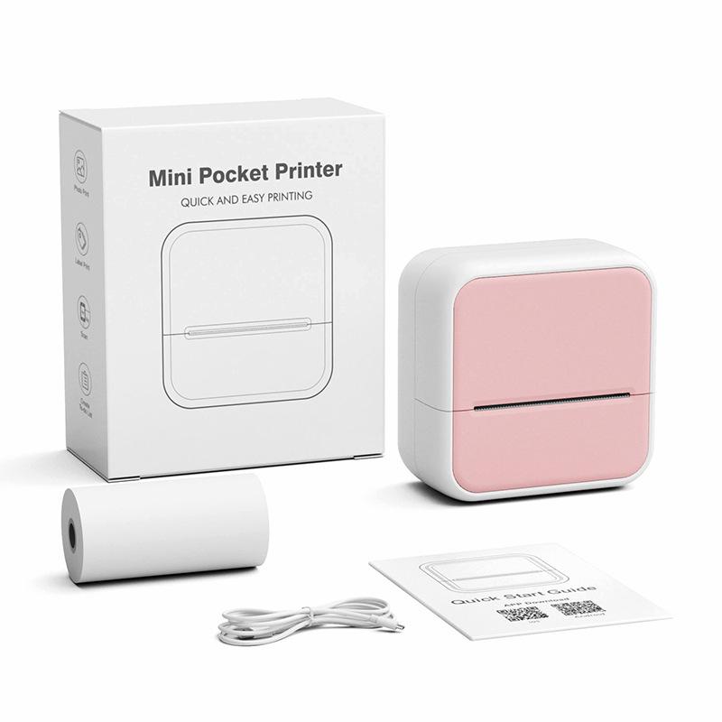 "Portable Bluetooth Thermal Label Printer for Home & Commercial Use"