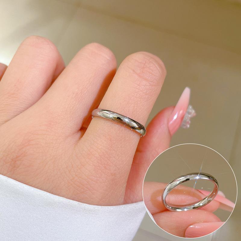 Cold Wind Minimalist Wind Bouncing Ring Men'S And Women'S Tide Personality Simple Index Finger Ring