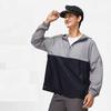 Li-Ning Einfarbiger Windbreaker mit Kapuze und halbem Reißverschluss, Langarm, Herren Oberbekleidung AFDT545-3