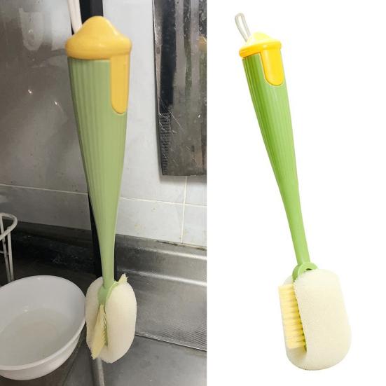 4 in 1 Cleaning Brush Long Handle Cups Straws Pacifiers Cleaning Scrubber Deep Reach Brush Kitchen Cleaning Accessory