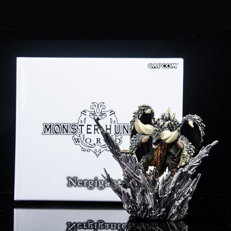 Monster Hunter Spiel Nergigante World Ice Uralter Drache PVC Actionfigur Anime Figur Auslöschungsdrache Modell Spielzeug Puppe Geschenk