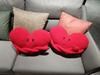 Healing Red Love Arm Lover Pillow Sofa Cushion Backrest Pillow Plush Toy Doll Birthday Gift Plush Coat Material