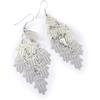 Les Trésors De Lily [J9481] - Silver 'Fatma' Designer Earrings