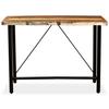 VidaXL Table de bar Bois massif de récupération 150 x 70 x 107 cm