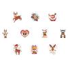 500-Piece Christmas Reindeer Cartoon Stickers for Kids' DIY Projects, Skateboards, Suitcases, and Diaries