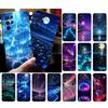 Phone Case For Samsung Galaxy S25 S24 S23 S22 S21 Ultra S24 S23 S22 S21 S25 Plus S24 S25 FE Moonlight Beach Scenery