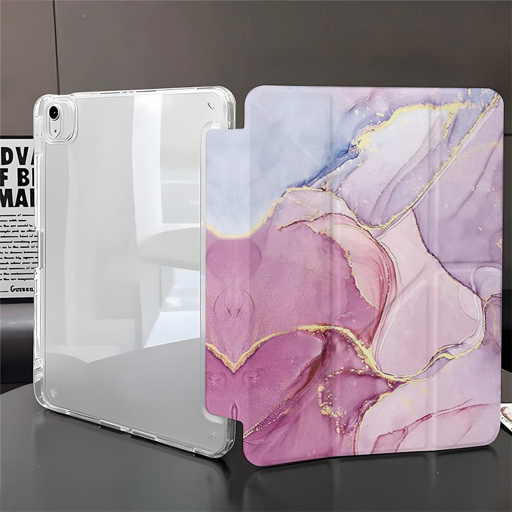 Para iPad Pro 11 12.9 13 Pulgadas M2 M3 2025 A16 11ª 10ª Generación 10.9 Air 5 4 9ª 8ª 7ª 10.2 Mini 6 Funda Inteligente con Soporte para Lápiz