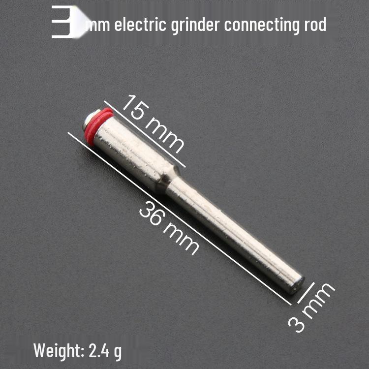 Electric Grinder Rod: Sandpaper & Needle Clip Attachment