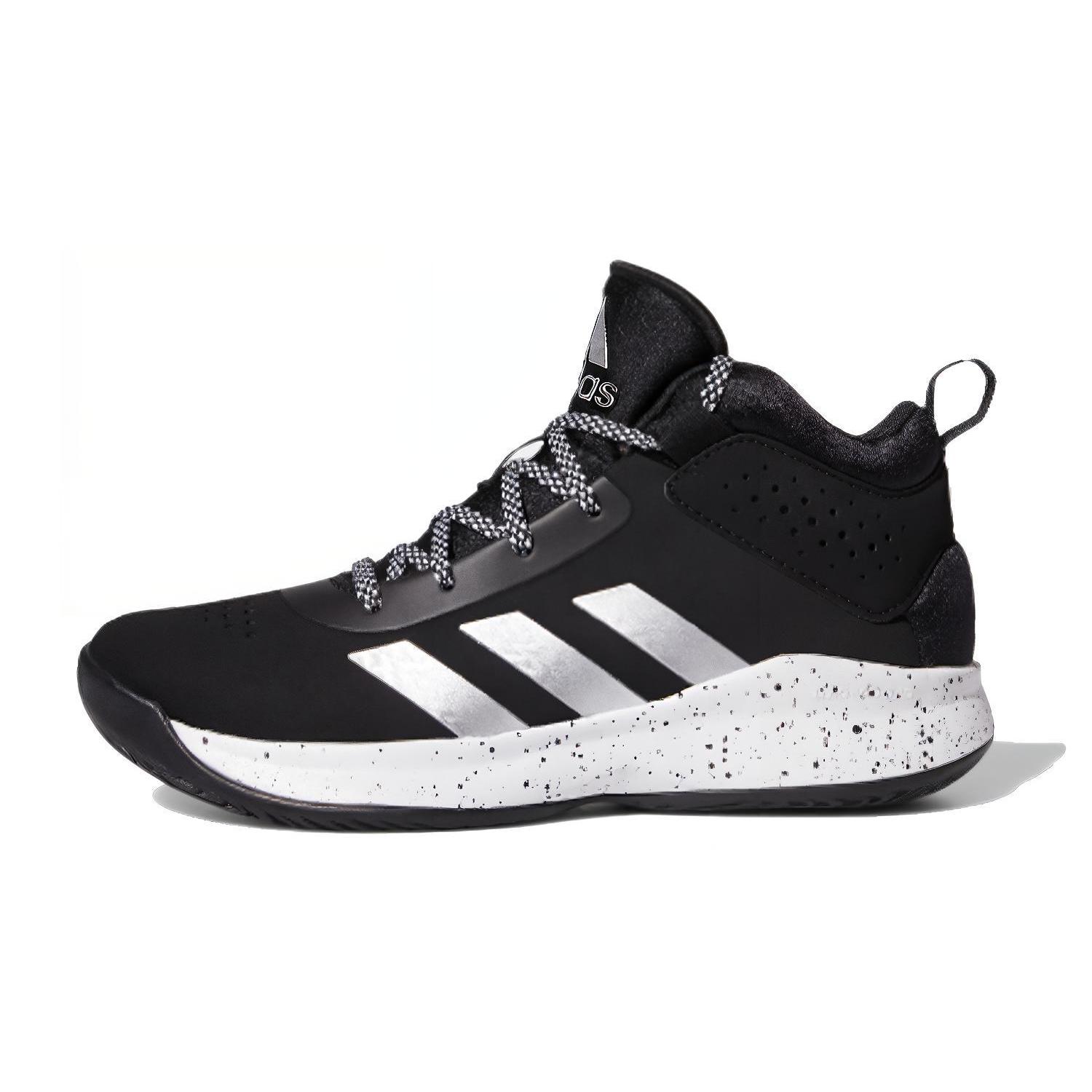 

Новые кроссовки Adidas Cross Em Up 5 K с нескользящей амортизацией, износостойкие, с низким верхом, для баскетбола, черные, детские FZ1473 36.5