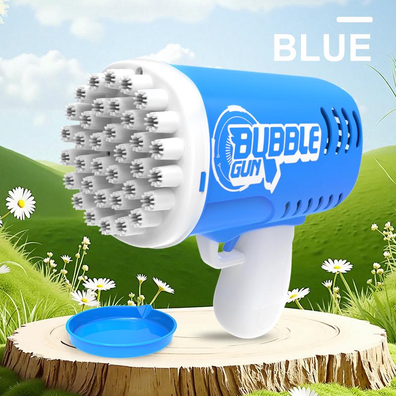 35-Loch-Blasenspielzeug Handheld-Blasenpistole Interaktion im Freien zwischen Eltern und Kindern Geburtstag/Party Kindergeschenk ohne Batterie Blasenwasser