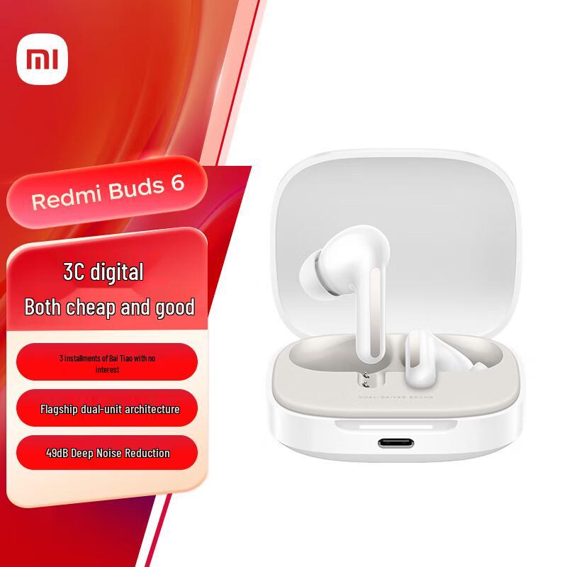 

Xiaomi Redmi Buds 6 True Wireless Earbuds