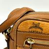 MCM MWR25VI20C0001 Vicetos Crossbody Bag Shoulder Bag Leather Brown/GoldHardware