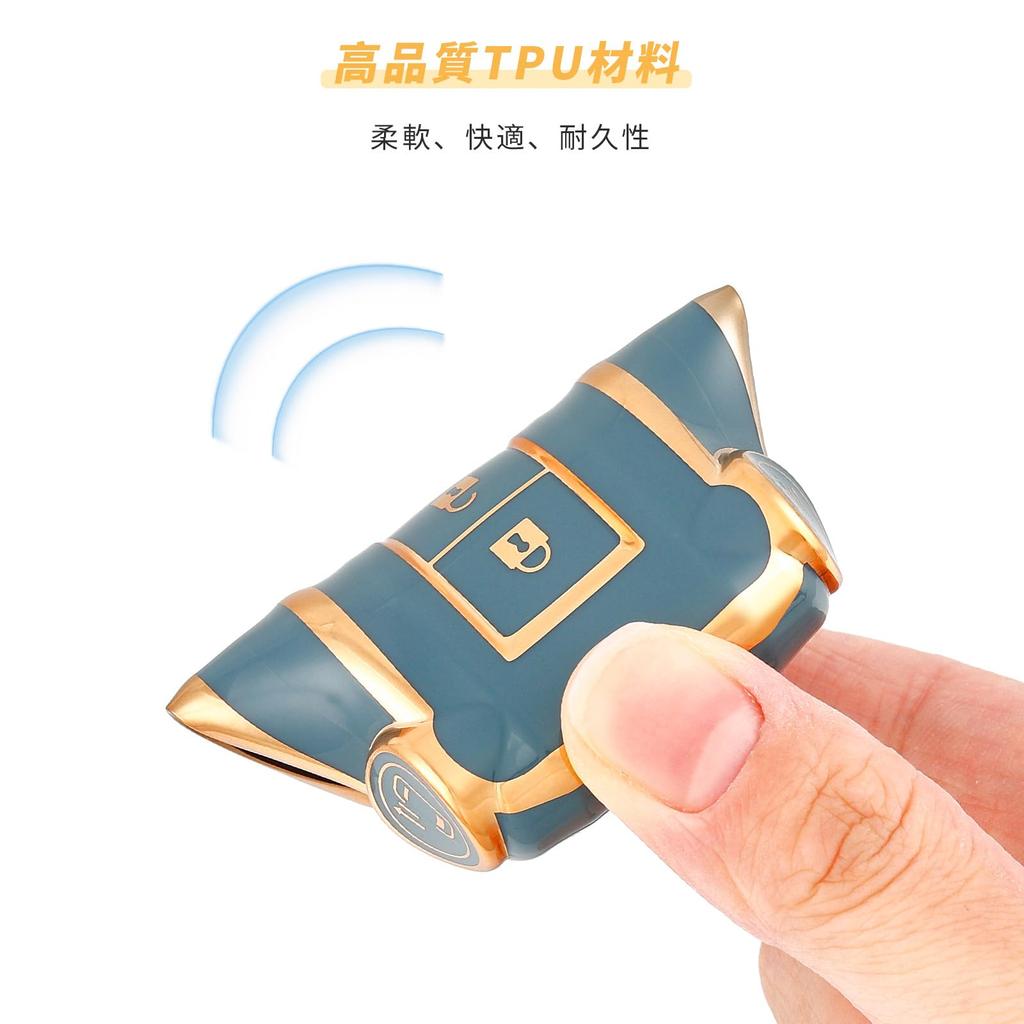 [OFFCURVE] Mitsubishi Delica D5 Dedicated Key Case, New Delica Car Keybo, TPU Material, Waterproof,